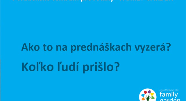 Ako to vyzerá u nás na prednáškach?