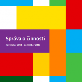 Výročná správa o našej činnosti za rok 2015 (pdf)